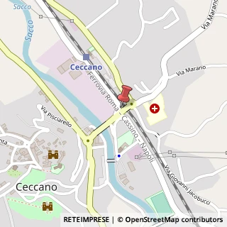 Mappa Via Ponte, 19, 03023 Ceccano, Frosinone (Lazio)