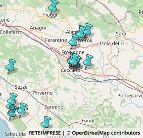 Mappa Via Ponte, 03023 Ceccano FR, Italia (17.06882)