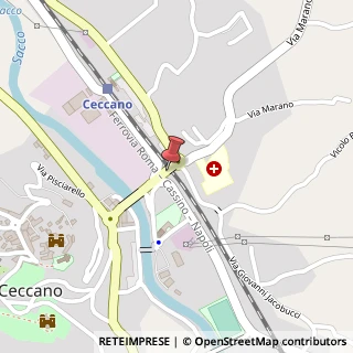 Mappa Via Ponte, 22, 03023 Ceccano, Frosinone (Lazio)