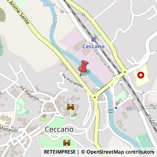 Mappa Via Anime Sante, 20, 03023 Ceccano, Frosinone (Lazio)