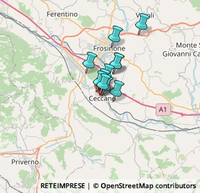 Mappa Via Boschetto, 03023 Ceccano FR, Italia (3.59273)