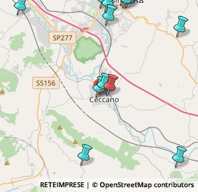 Mappa Via Boschetto, 03023 Ceccano FR, Italia (6.65579)