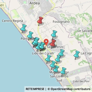 Mappa Viale San Lorenzo, 00040 Ardea RM, Italia (1.6755)