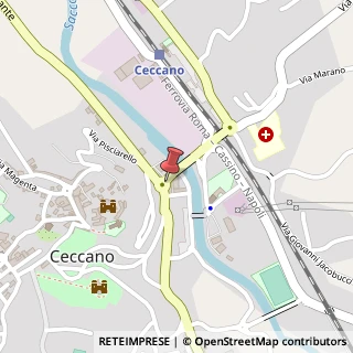 Mappa Piazza Berardi, 21, 03023 Ceccano, Frosinone (Lazio)