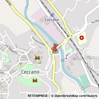 Mappa Piazza Berardi, 3, 03023 Ceccano, Frosinone (Lazio)