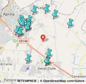 Mappa Via del Campo, 04011 Aprilia LT, Italia (2.346)