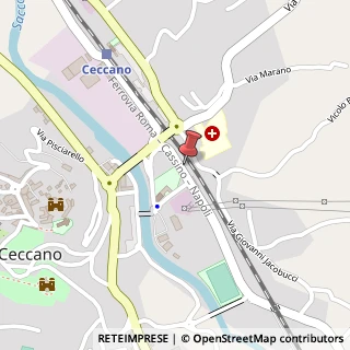 Mappa Via San Francesco D'Assisi, 43, 03023 Ceccano, Frosinone (Lazio)