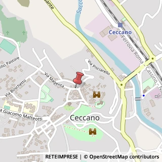 Mappa Largo tommasini 7, 03023 Ceccano, Frosinone (Lazio)