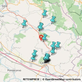 Mappa Via Pozzi, 03040 Belmonte Castello FR, Italia (8.4085)