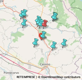 Mappa Via Umberto Primo, 03040 Belmonte Castello FR, Italia (6.92308)