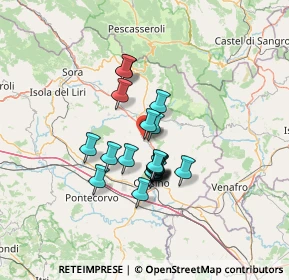 Mappa Via Umberto Primo, 03040 Belmonte Castello FR, Italia (10.3445)