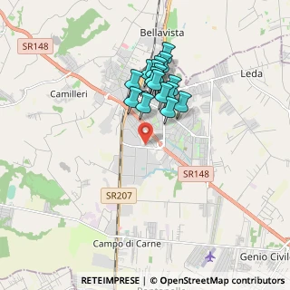 Mappa Via del Commercio, 04011 Aprilia LT, Italia (1.50688)