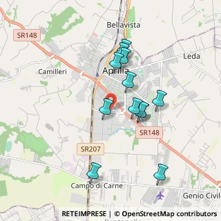 Mappa Via del Commercio, 04011 Aprilia LT, Italia (1.7425)