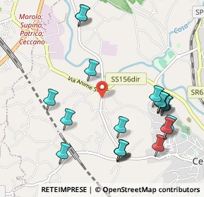 Mappa Strada Comunale Cirello Case d'Ercole, 03023 Ceccano FR, Italia (1.2585)