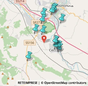 Mappa Strada Comunale Cirello Case d'Ercole, 03023 Ceccano FR, Italia (3.61857)