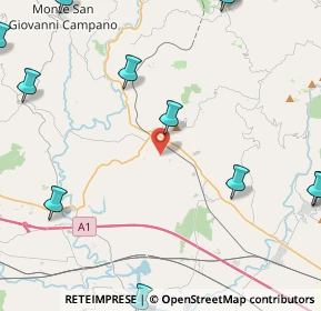 Mappa Arce, 03032 Arce FR, Italia (6.96667)