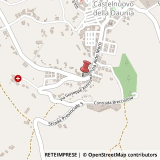 Mappa Via Aldo Moro, 76, 71034 Castelnuovo della Daunia, Foggia (Puglia)