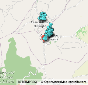 Mappa Via della Gardenia, 71034 Castelnuovo della Daunia FG, Italia (1.0685)