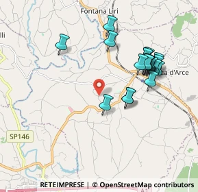 Mappa Via Portone, 03032 Arce FR, Italia (1.9935)