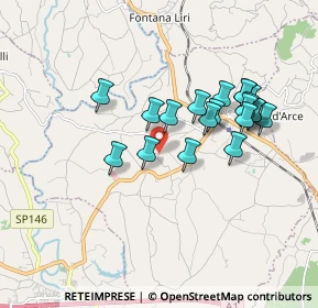 Mappa Via Portone, 03032 Arce FR, Italia (1.723)