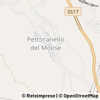지도 Pettoranello del Molise