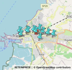 Mappa Via Giuseppe Titolo, 91100 Trapani TP, Italia (1.12909)
