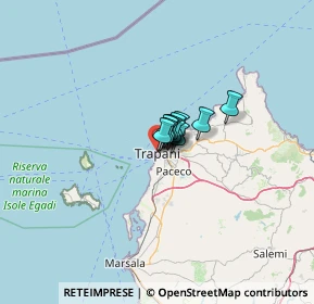 Mappa Via Bernardo Bonaiuto, 91100 Trapani TP, Italia (3.92545)