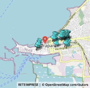 Mappa Via Camillo Benso Conte di Cavour, 91100 Trapani TP, Italia (0.747)
