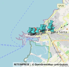 Mappa Via Camillo Benso Conte di Cavour, 91100 Trapani TP, Italia (0.97313)