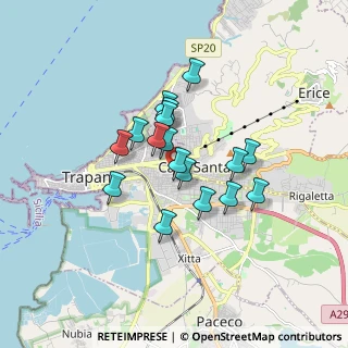Mappa Via Pompeo Zuccalà, 91100 Trapani TP, Italia (1.42)