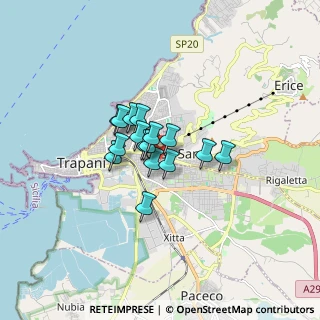 Mappa Via Pompeo Zuccalà, 91100 Trapani TP, Italia (1.07125)