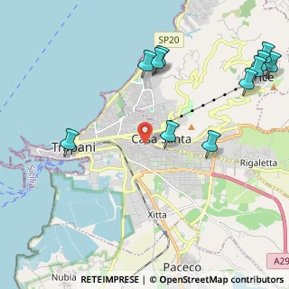 Mappa Via Pompeo Zuccalà, 91100 Trapani TP, Italia (3.05182)