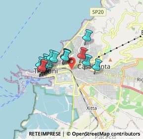 Mappa Via 11 Maggio, 91100 Trapani TP, Italia (1.41278)