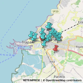 Mappa Via 11 Maggio, 91100 Trapani TP, Italia (1.0725)