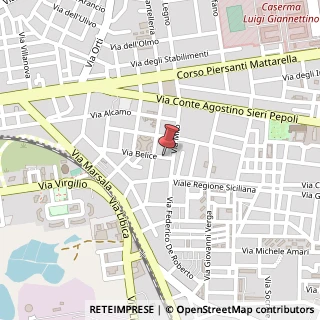 Mappa Via Belice,  47, 91100 Trapani, Trapani (Sicilia)