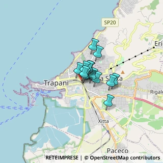 Mappa Via Cagliari, 91100 Trapani TP, Italia (0.85643)
