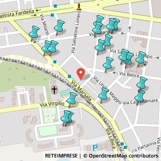 Mappa Via Cagliari, 91100 Trapani TP, Italia (0.171)