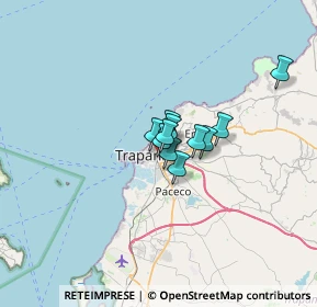 Mappa Via Giacomo Ravidà, 91100 Trapani TP, Italia (3.51818)