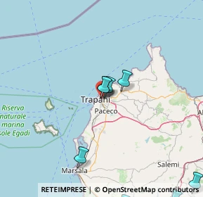 Mappa Via Giacomo Ravidà, 91100 Trapani TP, Italia (31.29083)