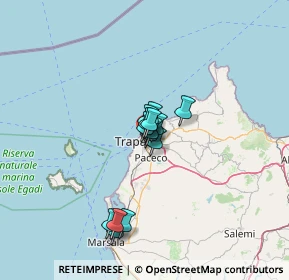 Mappa Via Giacomo Ravidà, 91100 Trapani TP, Italia (9.06071)