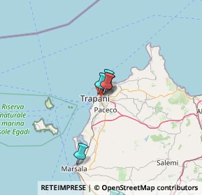Mappa Via Giacomo Ravidà, 91100 Trapani TP, Italia (30.256)