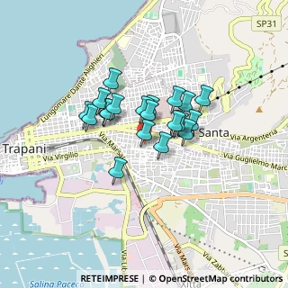 Mappa Via Giacomo Ravidà, 91100 Trapani TP, Italia (0.659)