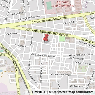 Mappa Via della Corda,  8, 91100 Trapani, Trapani (Sicilia)