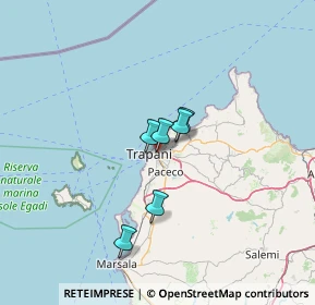 Mappa Piazza Nicolodi Aurelio, 91100 Trapani TP, Italia (21.61857)