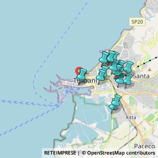 Mappa Via Giuseppe Garibaldi, 91100 Trapani TP, Italia (1.94353)