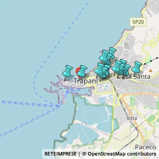 Mappa Via Giuseppe Garibaldi, 91100 Trapani TP, Italia (1.72357)