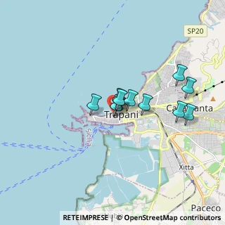 Mappa Via Giuseppe Garibaldi, 91100 Trapani TP, Italia (1.41727)