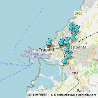 Mappa Via San Giovanni Bosco, 91100 Trapani TP, Italia (1.86273)