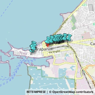 Mappa Via San Giovanni Bosco, 91100 Trapani TP, Italia (0.56)