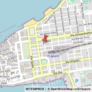 Mappa Via San Giovanni Bosco, 8, 91100 Trapani, Trapani (Sicilia)